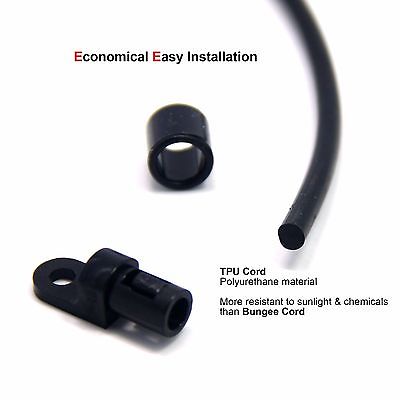 SAMSFX Poly Fishing Rod Tie Downs for Boat Fishing Pole Tamer Strap Holder  Rod Saver,18 inch