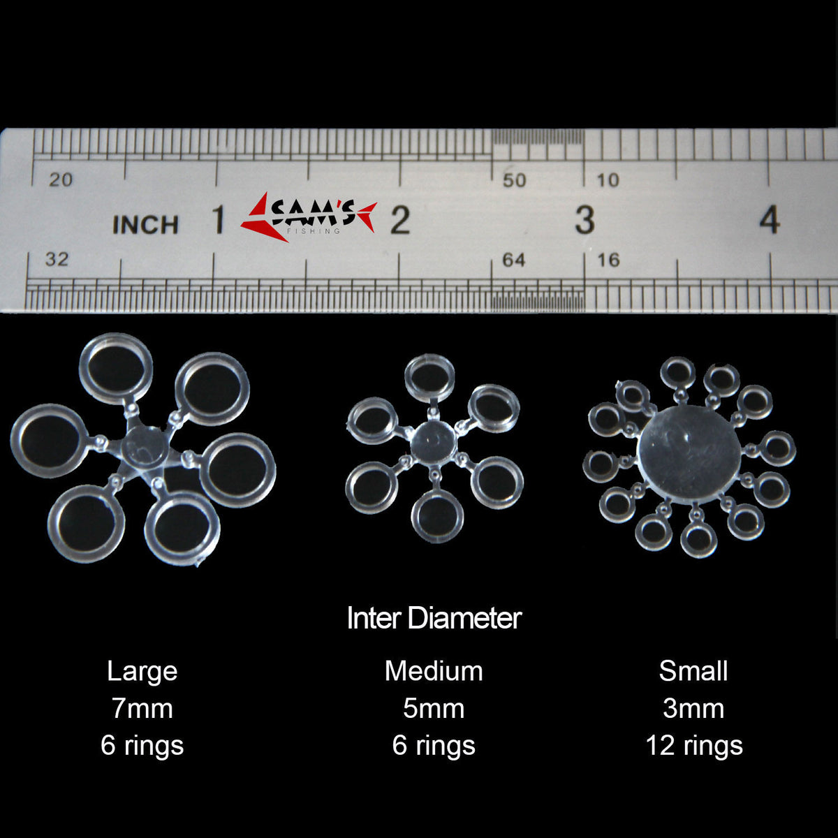 ENTERPRISE TACKLE DOUBLE PELLET BAIT BAND CLEAR LARGE - Carp Hunter