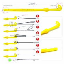 Load image into Gallery viewer, SAMSFX Fast Tie Nail Knot Tying Tool &amp; Loop Tyer Quick Hook Nail Knot Tier for Fly Fishing Line Dropshipping - SAMSFX