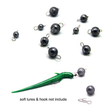 Load image into Gallery viewer, SAMS Fishing Jig Heads Sinkers Lead Weights Cheburashka for Soft Lure 10pcs - SAMSFX
