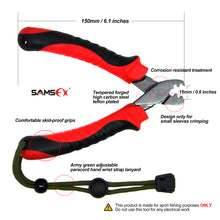 Load image into Gallery viewer, SAMSFX Forged Steel Hand Crimper Tool Fishing Wire Leader Crimping Pliers Swager - SAMSFX