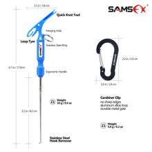 Load image into Gallery viewer, SAMSFX Fishing Loop Tyer and Quick Knot Tool Fishing Hook Remover Tools - SAMSFX