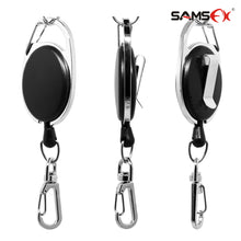 Load image into Gallery viewer, Fishing Zinger Retractors Fly Fishing Anglers Vest Pack Tool Gear 3PCS