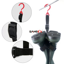 Load image into Gallery viewer, SAMSFX Fishing Wader Boot Hanger Strap Belt for Drying Wader Rack Storage - SAMSFX