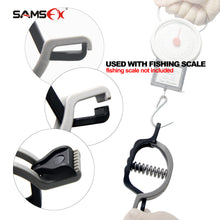 Load image into Gallery viewer, SAMSFX Fishing Mini Fish Lip Grip Gripper Clamp Luggage Travel Mechanical Hanging Scale Pocket Portable Weight Tool Steelyard - SAMSFX