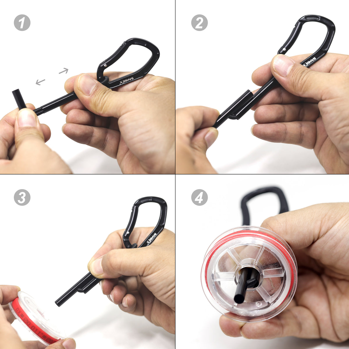 Bas De Ligne Fluorocarbon Maxcatch Fluorocarbon Leader Tippet Line For Fly Fishing With Tippet Line Holder & Tender, Clear Fly Fishing Tippet - Foto 11