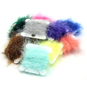 SAMSFX Fly Tying Materials Dubbing Fishing Fibers UV Polar Chenille Assortment - SAMSFX