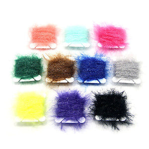 SAMSFX Fly Tying Materials Dubbing Fishing Fibers UV Polar Chenille Assortment - SAMSFX