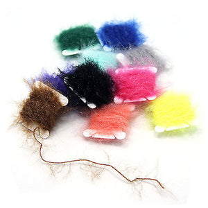 SAMSFX Fly Tying Materials Dubbing Fishing Fibers UV Polar Chenille Assortment - SAMSFX