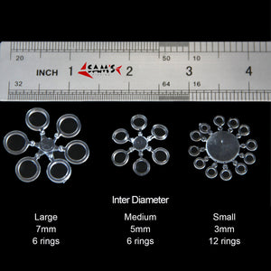 Carp Fishing Pellet Bander Banding Tool & Boilie Bait Elastic Bands Ringe 3-7mm - SAMSFX