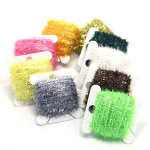 SAMSFX 90M Ice Cactus Chenille Fly Tying Materials Assortment Fishing Flies Streamers - SAMSFX