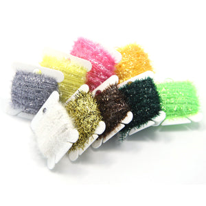 SAMSFX 90M Ice Cactus Chenille Fly Tying Materials Assortment Fishing Flies Streamers - SAMSFX