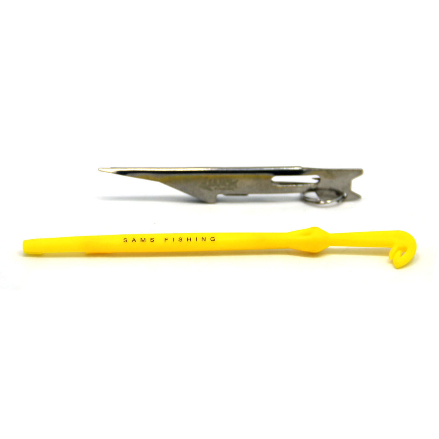 SAMSFX Fishing Quick Knot Tool with Fly Fishing Carabiner Tape