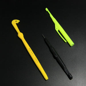 SAMSFX Knot Picker & Disgorger Loop Tyer Hook Tier Fly Tying Tool Kit Plastic - SAMSFX