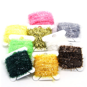 SAMSFX 90M Ice Cactus Chenille Fly Tying Materials Assortment Fishing Flies Streamers - SAMSFX