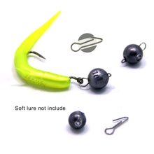 Load image into Gallery viewer, SAMS Fishing Jig Heads Sinkers Lead Weights Cheburashka for Soft Lure 10pcs - SAMSFX
