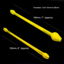 Load image into Gallery viewer, SAMSFX 2 x Snelled Fishing Hook Remover 2 Sizes Hooks Disgorger Plastic Yellow - SAMSFX