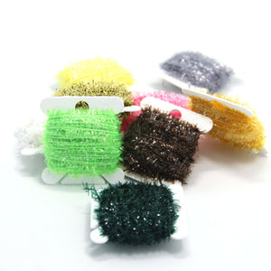 SAMSFX 90M Ice Cactus Chenille Fly Tying Materials Assortment Fishing Flies Streamers - SAMSFX