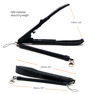 SAMSFX Fishing Gripper w/ Lock Switch Fish Grip Clamp Body Holder Controller Tool - SAMSFX
