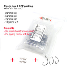 Load image into Gallery viewer, SAMS Fishing Jig Heads Sinkers Lead Weights Cheburashka for Soft Lure 10pcs - SAMSFX