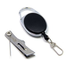 Load image into Gallery viewer, Fly Fishing Line Cutter Nippers Clipper Snip and Zinger Retractor Hook Sharpener - SAMSFX