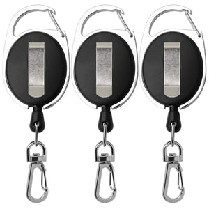 Fishing Zinger Retractors Fly Fishing Anglers Vest Pack Tool Gear 3PCS