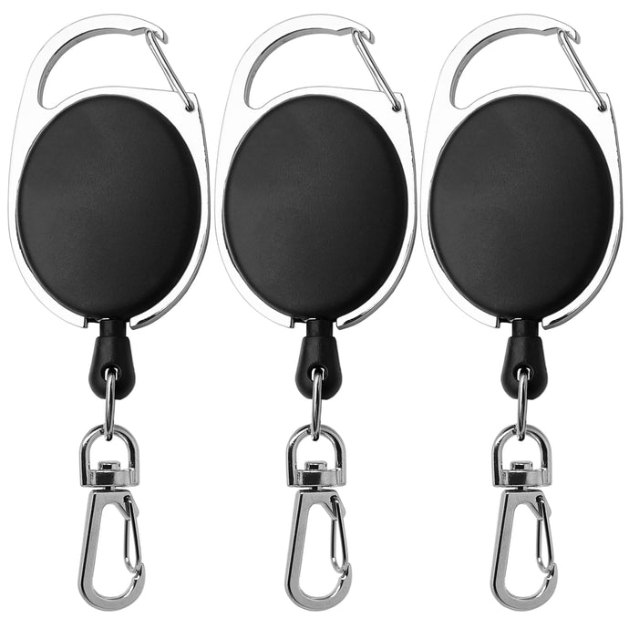 Fishing Zinger Retractors Fly Fishing Anglers Vest Pack Tool Gear 3PCS