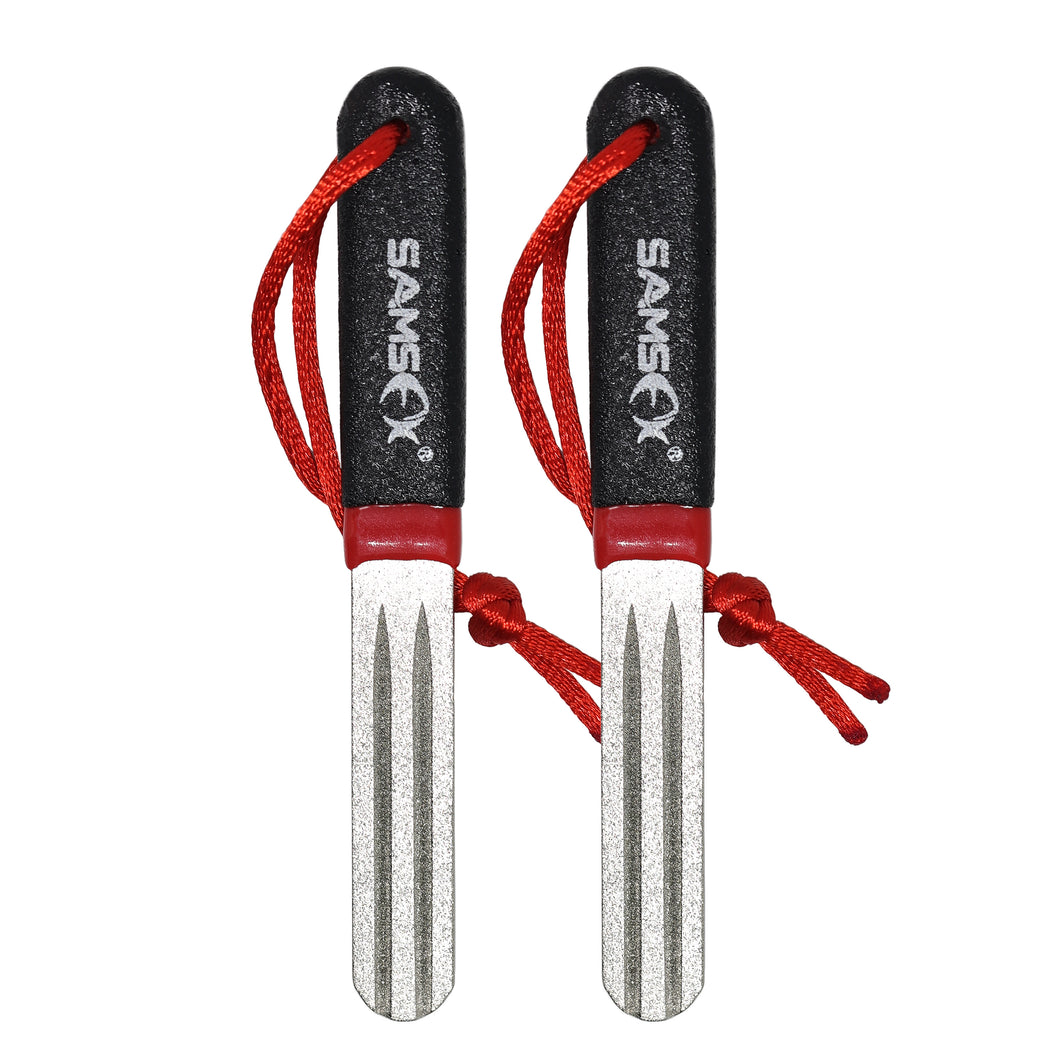 case fish with hook shsrpner on it SAMSFX Dual Grit Diamond Fishing Hook and Knife Sharpener Stone 2PCS – samsfxfishing