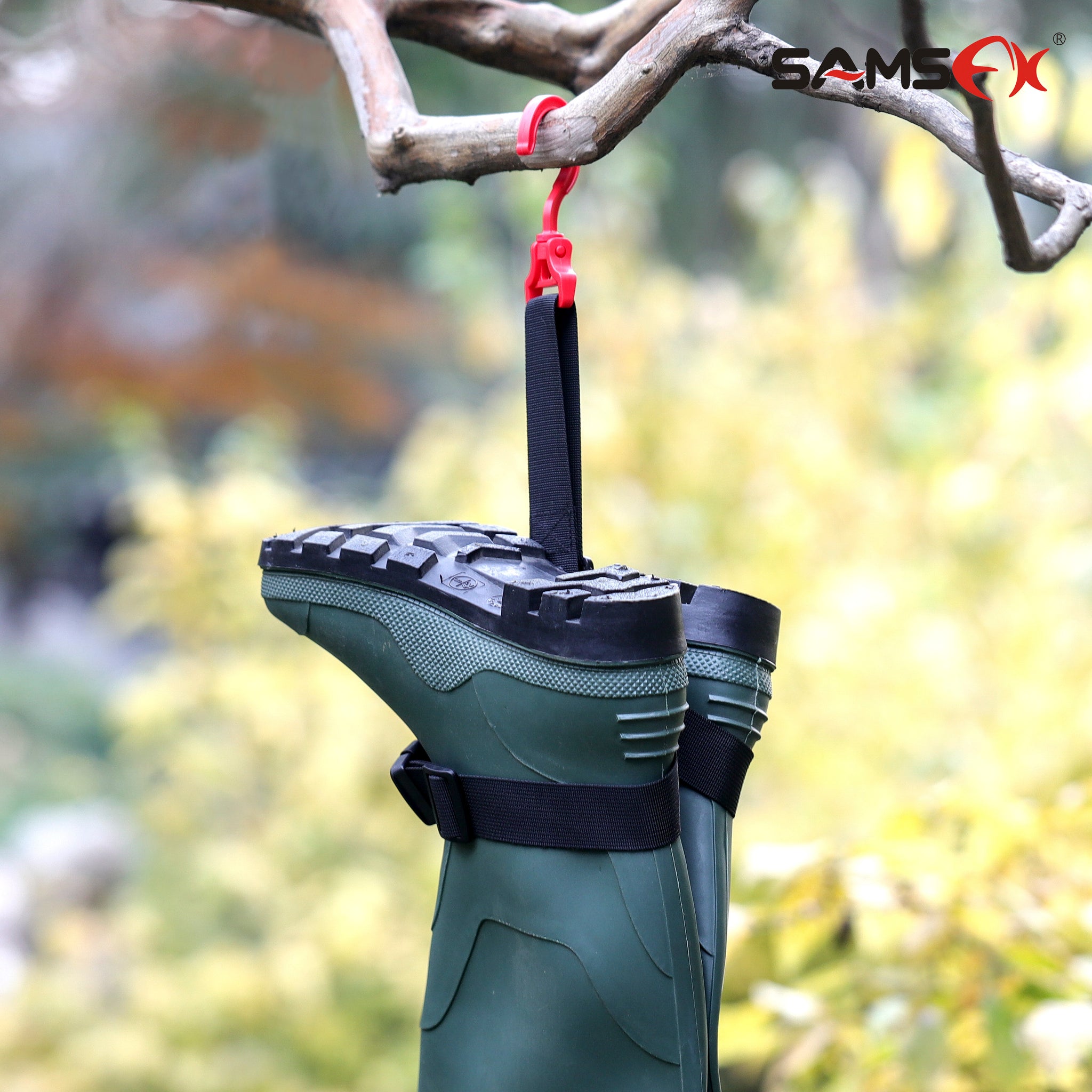 SAMSFX Fishing Boot and Wader Hanger Strap Belt Drying Rack Storage –  samsfxfishing