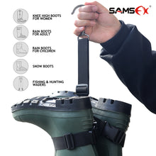 Load image into Gallery viewer, SAMSFX Fishing Wader Hanger Boot Hanging Strap Dryer Belt with Metal Hook