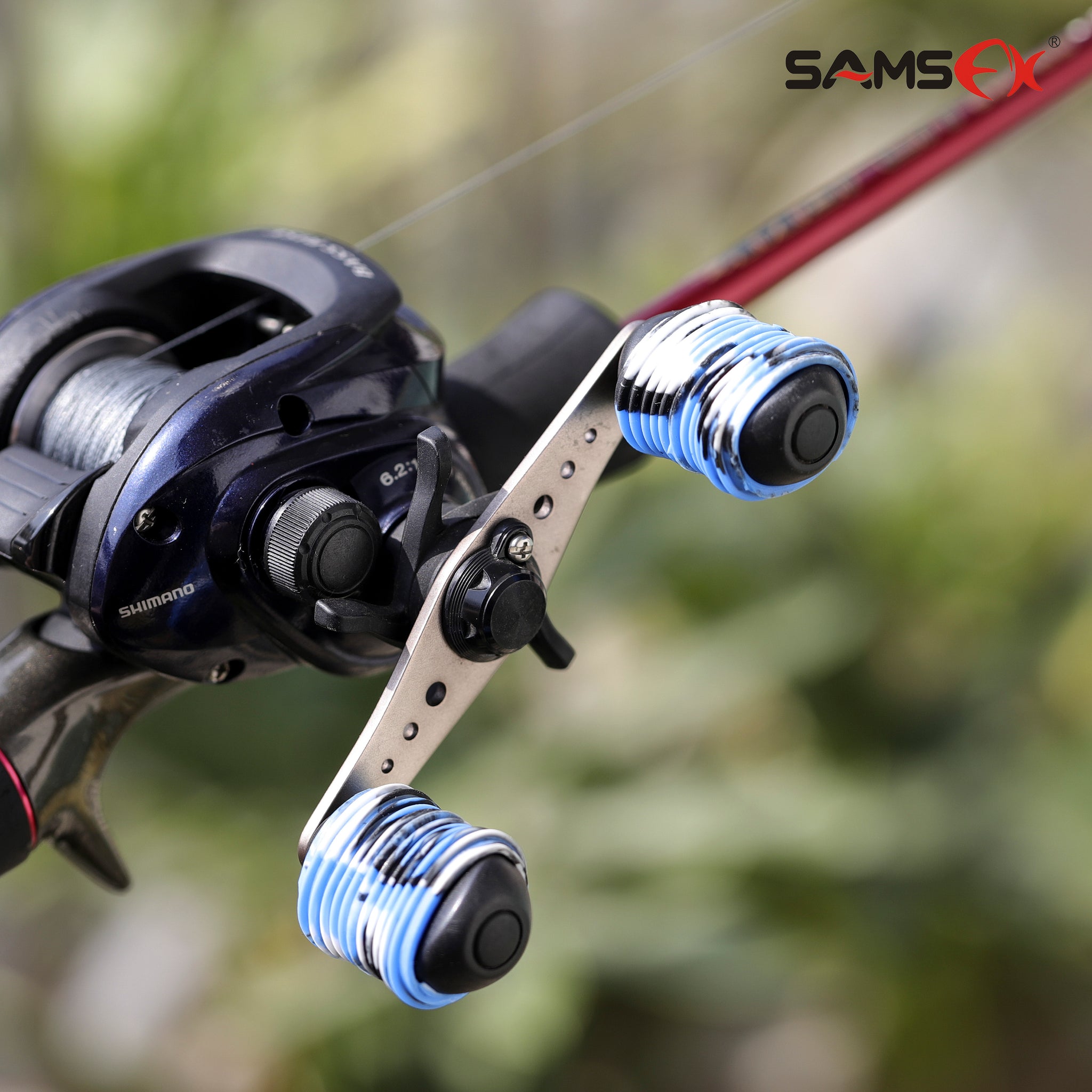 bass fishing reel grips Fishing Spinning Reel Grips Baitcaster Handle Knob Covers – samsfxfishing