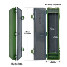 Load image into Gallery viewer, Carp Fishing Tackle Box Stiff Hair Rig Board Rig Box Wallet Rig Storage Tackle Box - SAMSFX