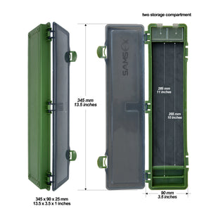 Carp Fishing Tackle Box Stiff Hair Rig Board Rig Box Wallet Rig Storage Tackle Box - SAMSFX