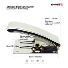 Load image into Gallery viewer, SAMSFX Fishing Fillet Clamp w/ Screws Deep-Jaw Fish Tail Clip Fillet Fish Cleaning Bait Mounted Anywhere - SAMSFX