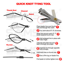 Load image into Gallery viewer, SAMSFX Fast Nail Knot Tying Tool 4 in 1 Fly Fishing Clippers Nippers Line Cutter w/Fish Hook Sharpener - SAMSFX