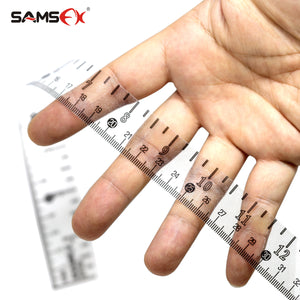 SAMSFX Fishing Self Adhesive Measuring Fish Ruler Tape Sticker Transparent Boat Quick Measure Fish Decal 39"/100cm - SAMSFX