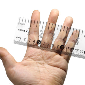 SAMSFX Fishing Self Adhesive Measuring Fish Ruler Tape Sticker Transparent Boat Quick Measure Fish Decal 39"/100cm - SAMSFX