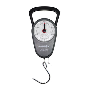 SAMSFX Fishing Mini Fish Lip Grip Gripper Clamp Luggage Travel Mechanical Hanging Scale Pocket Portable Weight Tool Steelyard - SAMSFX
