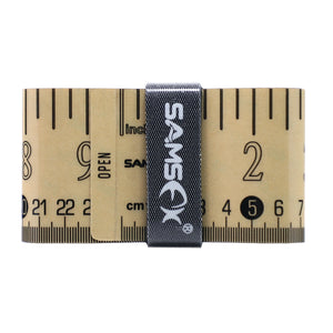 SAMSFX Fishing Self Adhesive Measuring Fish Ruler Tape Sticker Transparent Boat Quick Measure Fish Decal 39"/100cm - SAMSFX