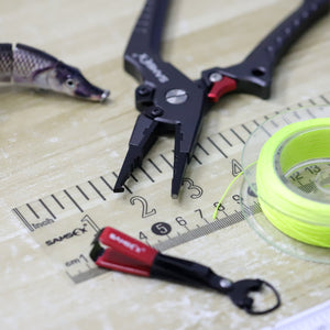 Quik Measure Pro Fish Rulers Metric Measuring Sticker Ruler - 100cm Tape Decal - Transparent Self Adhesive - Waterproof Clear Design Perfect for