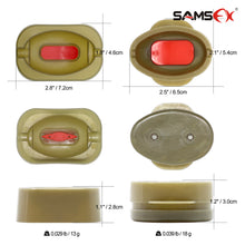 Load image into Gallery viewer, SAMSFX Fishing Inline Flat Method Feeder and Mould Set- 4 Feeders and 2 Moulds - SAMSFX