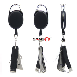 SAMSFX Jig Eye Cleaner Line Clipper and Hook Sharpener Kit Fly Fishing Tools - SAMSFX