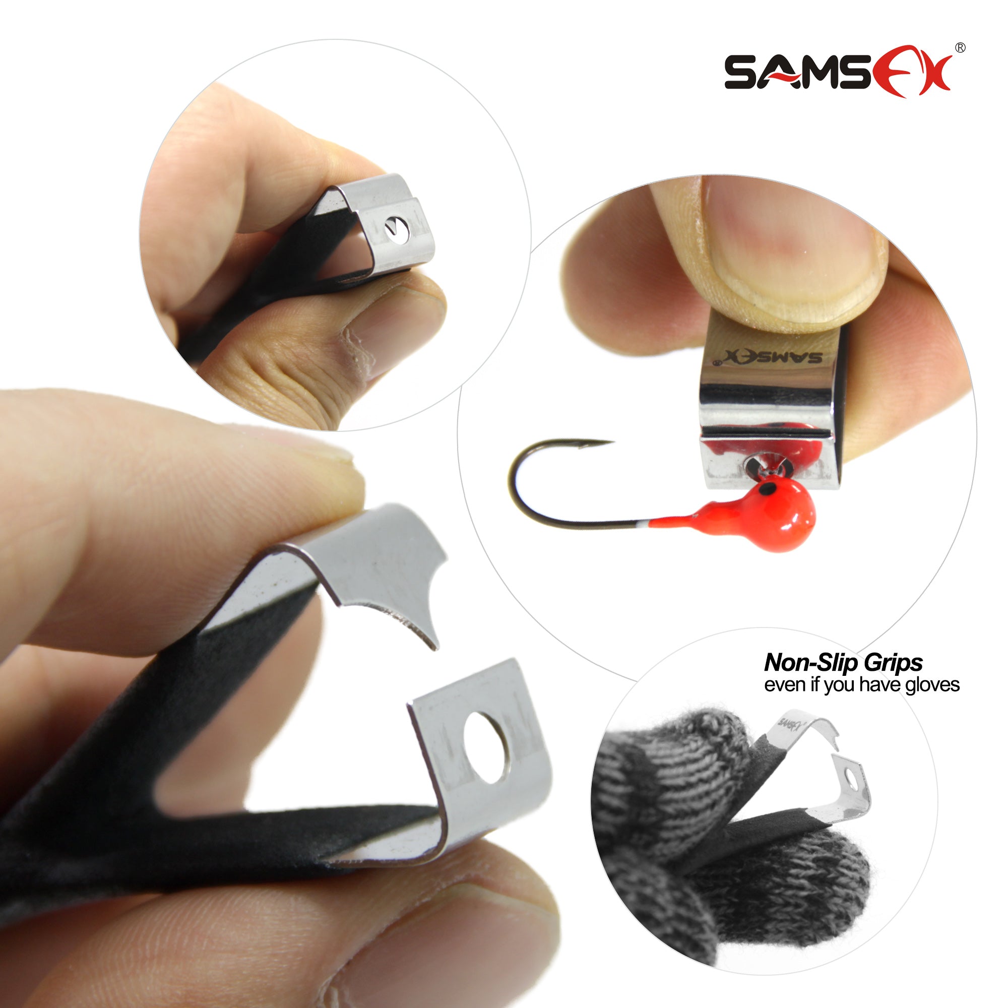 SAMSFX Jig Eye Cleaner Line Clipper and Hook Sharpener Kit Fly Fishing –  samsfxfishing
