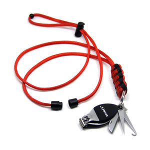 SAMSFX Fly Fishing Line Clippers with Adjustable Lanyard Tippet Spool Holder Carrier - SAMSFX