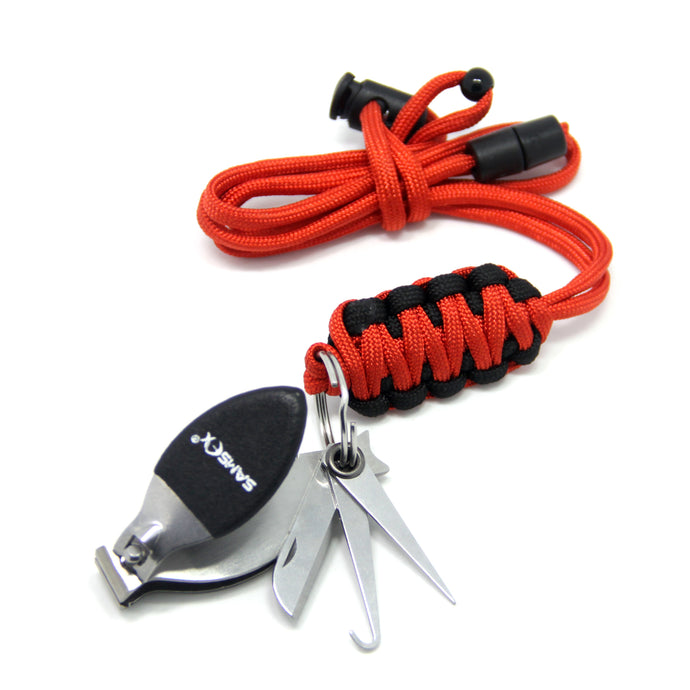 SAMSFX Fly Fishing Line Clippers with Adjustable Lanyard Tippet Spool Holder Carrier - SAMSFX