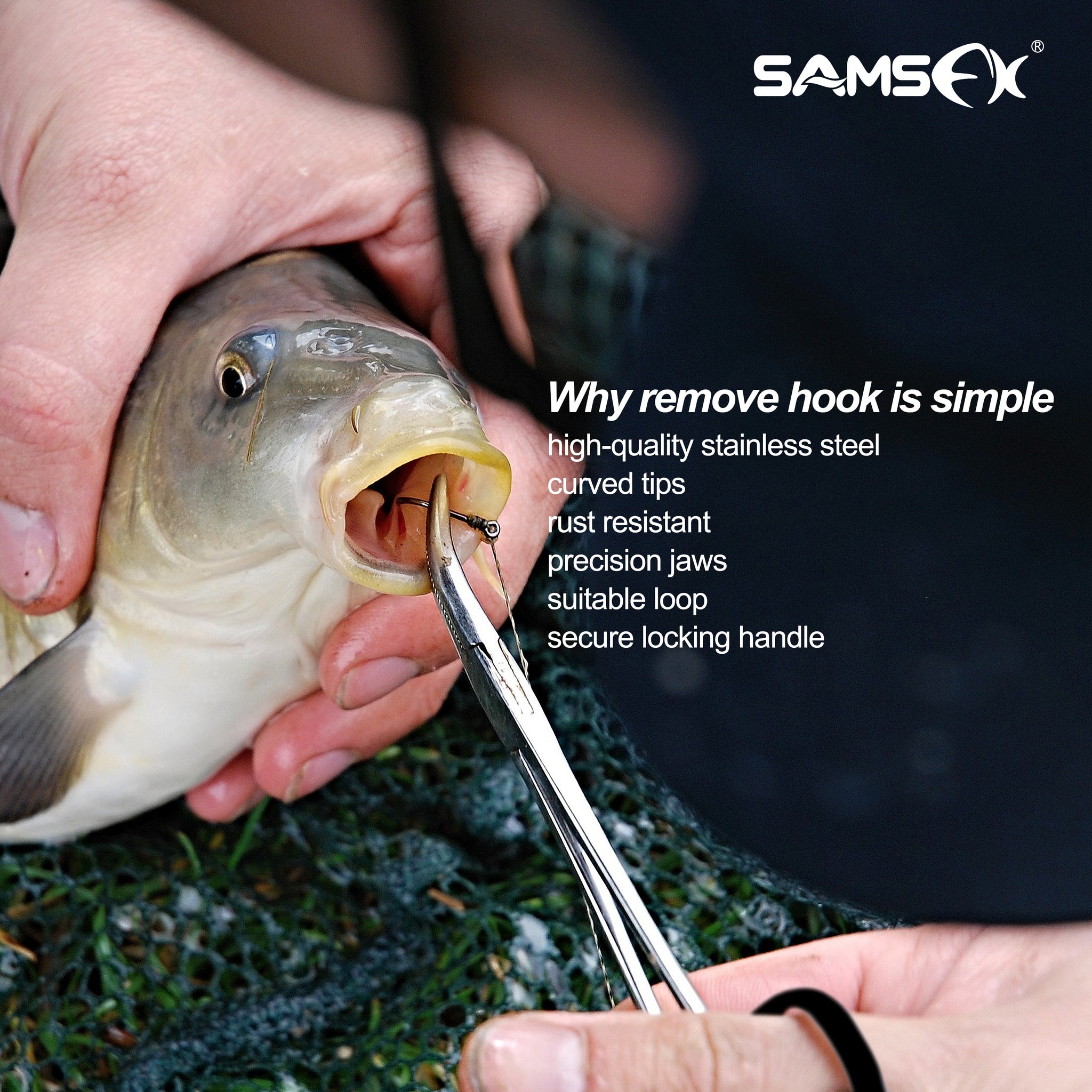 SAMSFX Fly Fishing Tool Combo Forceps Zinger Retractor Clipper –  samsfxfishing