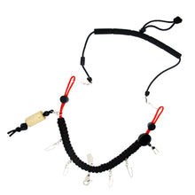 Load image into Gallery viewer, SAMSFX Fly Fishing Lanyard w/ Fly Dryer and Zinger Retractors - SAMSFX