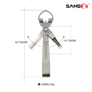 SAMSFX Quick Knot Tying Tool Fly Fishing Clippers Tie Fast Nail Knot Tyer Kit Drop Shipping - SAMSFX