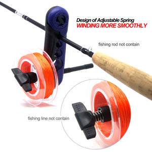 SAMSFX Manual Fishing Line Spooler Spooling New Line to Your Fising Reel - SAMSFX