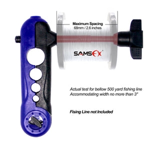 SAMSFX Manual Fishing Line Spooler Spooling New Line to Your Fising Reel - SAMSFX